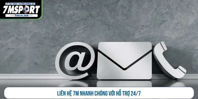 Liên hệ 7M nhanh chóng với hỗ trợ 24/7